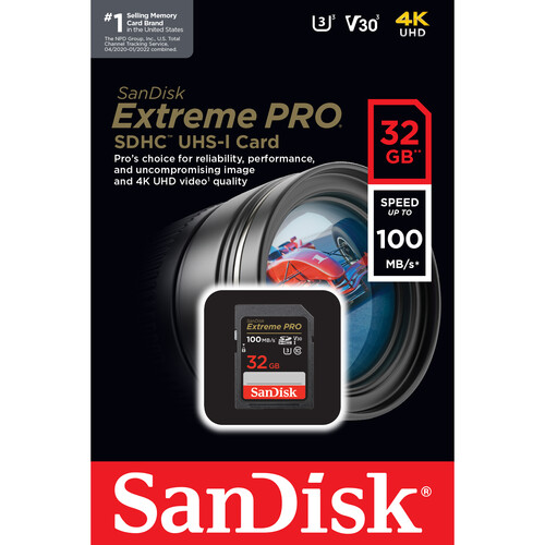 کارت حافظه سن دیسک SanDisk 32GB Extreme PRO UHS-I SDHC Memory Card 200MB/s 1 کارت حافظه سن دیسک SanDisk 32GB Extreme PRO UHS-I SDHC Memory Card 200MB/s