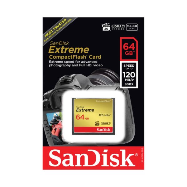 SanDisk 64 GB Extreme CompactFlash Memory Card 01