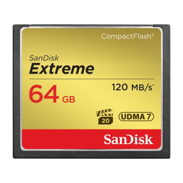 SanDisk 64 GB Extreme CompactFlash Memory Card 02