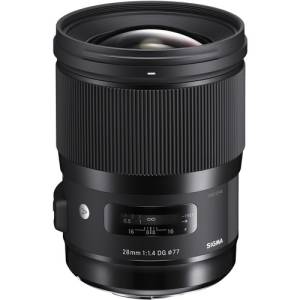 Sigma 28mm f1.4 DG HSM Art Lens for Canon EF 01