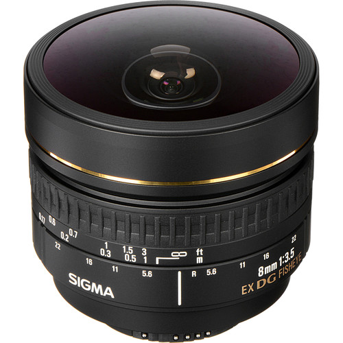 Sigma 8mm f3.5 EX DG Circular Fisheye Lens for Nikon F 01