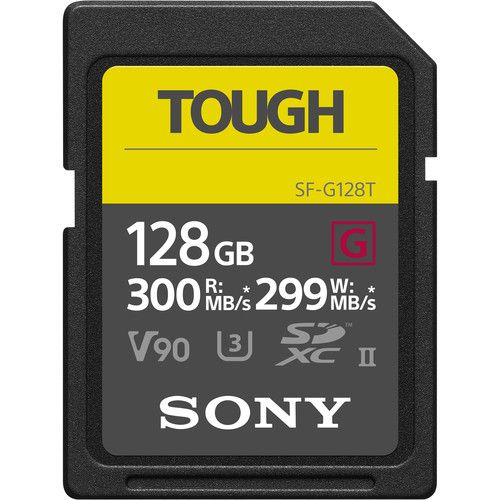 Sony 128GB SF G TOUGH Series UHS II SDXC Memory Card