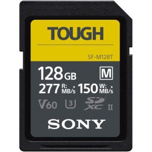 Sony 128GB SF M Tough Series UHS II SDXC Memory Card