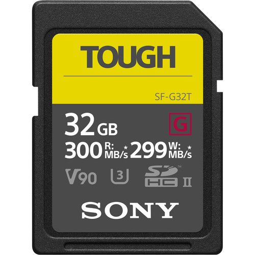 Sony 32GB SF G TOUGH Series UHS II SDHC Memory Card