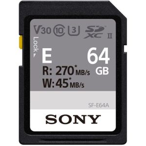Sony 64GB SF E Series UHS II SDXC Memory Card