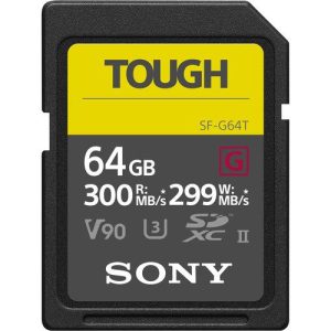Sony 64GB SF G TOUGH Series UHS II SDXC Memory Card