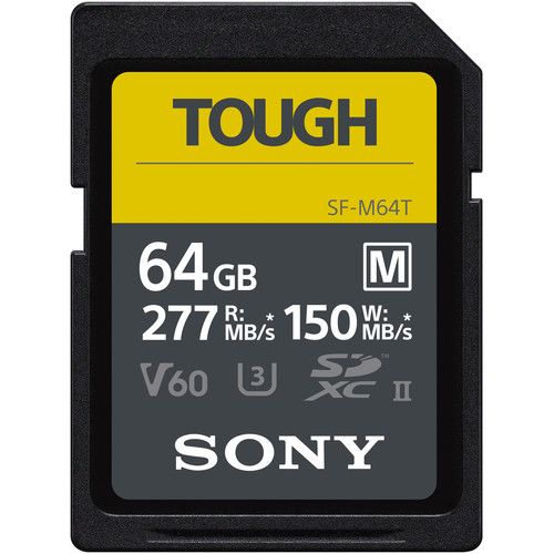 Sony 64GB SF M Tough Series UHS II SDXC Memory Card
