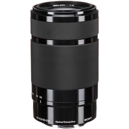 Sony E 55 210mm f4.5 6.3 OSS Lens Black 01