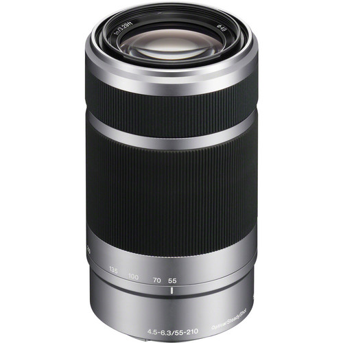 Sony E 55 210mm f4.5 6.3 OSS Lens Silver 01