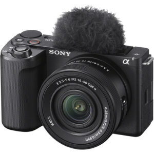 Sony ZV E10 II Mirrorless Camera with 16 50mm Lens Black 01