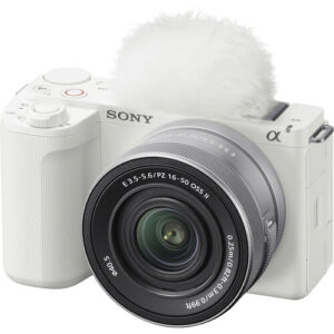 Sony ZV E10 II Mirrorless Camera with 16 50mm Lens White 01