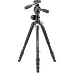 Vanguard VEO3T234AP 4 Section Aluminum Travel Tripod with Lateral Center Column and PH 38S Pan Head 01