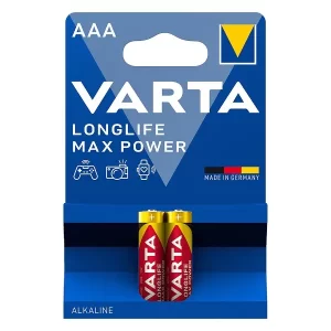 Varta Alkaline LONGLIFE MAX POWER AAA battery LR03 red