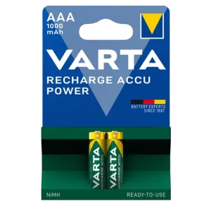 Varta Recharge Accu Power AAA 1000 battery HR03 green