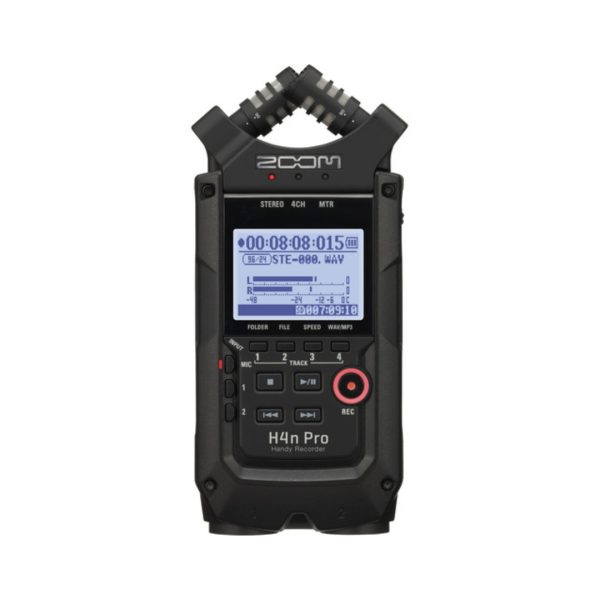 Zoom H4n Pro 4 Input 4 Track Portable Handy Recorder with Onboard XY Mic Capsule Black 01