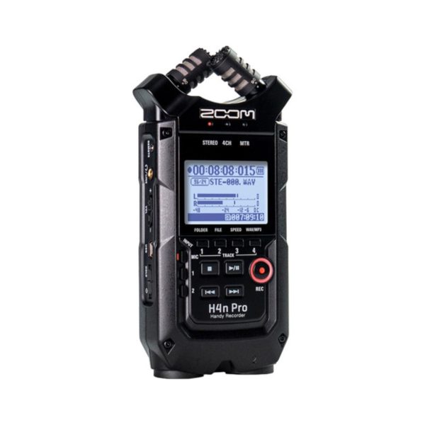 Zoom H4n Pro 4 Input 4 Track Portable Handy Recorder with Onboard XY Mic Capsule Black 04