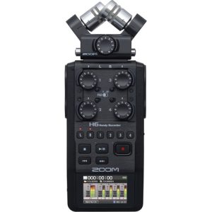 Zoom H6 All Black 6 Input 6 Track Portable Handy Recorder with Single Mic Capsule Black 02