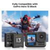 شارژر گوپرو13 به همراه 3عدد باتری K&F CONCEPT Hero 13