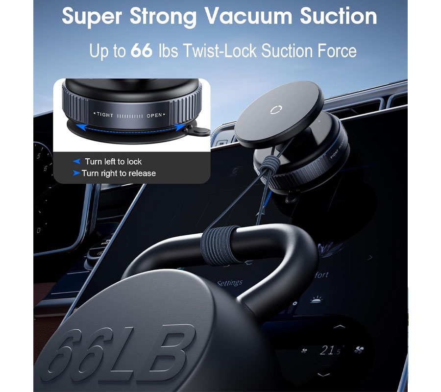 هولدر موبایل وکیوم دار مگنتی مدل vacuum suction magneic bracket k009 3 هولدر موبایل وکیوم دار مگنتی مدل vacuum suction magneic bracket k009