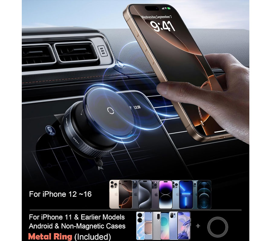 هولدر موبایل وکیوم دار مگنتی مدل vacuum suction magneic bracket k009 4 هولدر موبایل وکیوم دار مگنتی مدل vacuum suction magneic bracket k009